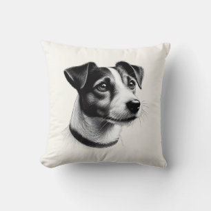 Cojín Decorativo Dibujo de Jack Russell Terrier
