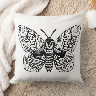 Cojín Decorativo Dibujo de moscas brahmanas