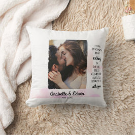 Cojín Decorativo Dibujo de Pareja Personalizado 