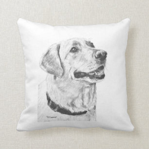 Cojín Decorativo Dibujo del labrador retriever