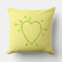 Dibujo Divertido Corazón con Muchas Flechas