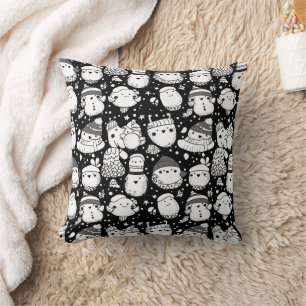 Cojín Decorativo Dibujo Patrón Animal Kawaii Adorable (3)