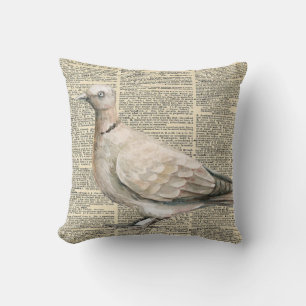 Cojín Decorativo diccionario de cosecha chic de Shabby Pigeon