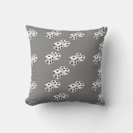 Cojín Decorativo Dices en gris
