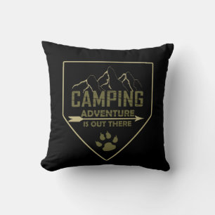 Cojín Decorativo Dicho divertido de campamento para campistas