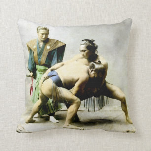 Cojín Decorativo diecinueveavo C. Luchadores japoneses
