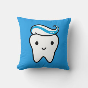 Cojín Decorativo Diente cutáneo con pasta dental Funny Molar
