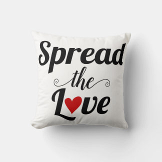 Cojín Decorativo Difundir el amor a la tipografía moderna
