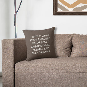 Cojín decorativo Dilly Dally Saddle Brown