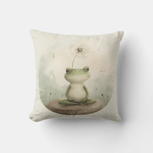 Cojín Decorativo Diluor de meditación de rana