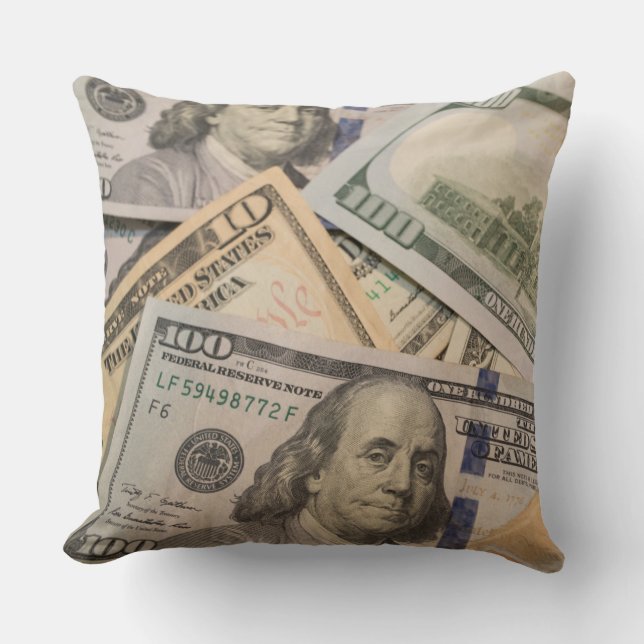 Cojín Decorativo Dinero americano (Anverso)
