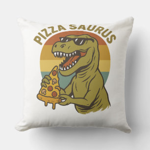 Cojín Decorativo Dino de pizza de Guay al estilo retro