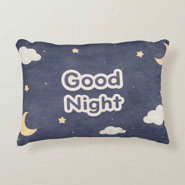 Cojín Decorativo Dino Good Night Pillow (Anverso)
