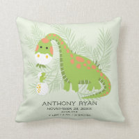 Dino Love Baby Boys Nacimientos Pillow