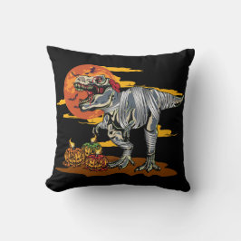 Cojín Decorativo Dino-Mash: Alegre Pumpkinosaurio