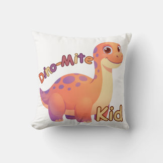 Cojín Decorativo Dino-Mite Kid Throw Pillow