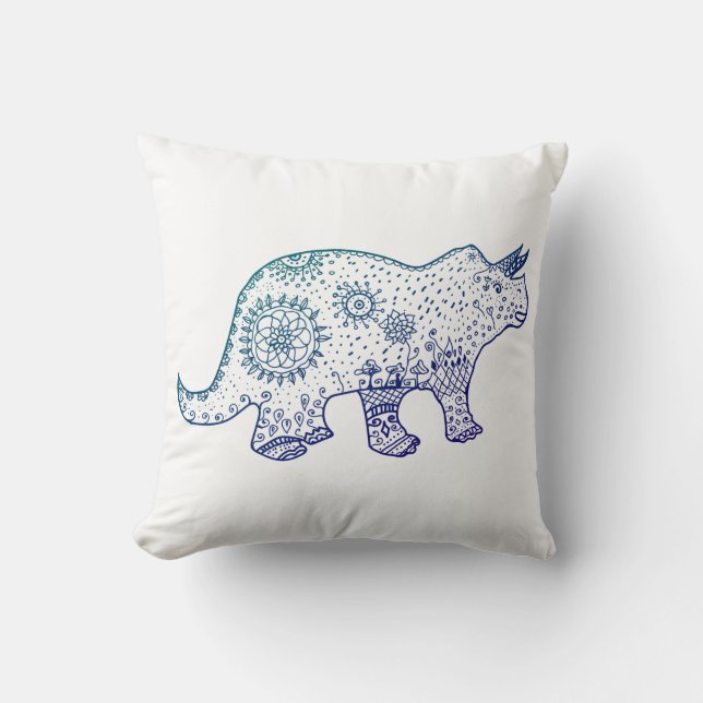 Cojín Decorativo Dino Mood Throw Cushion (Anverso)