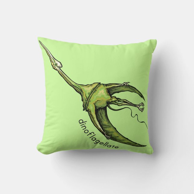 Cojín Decorativo Dinoflagellate (Anverso)