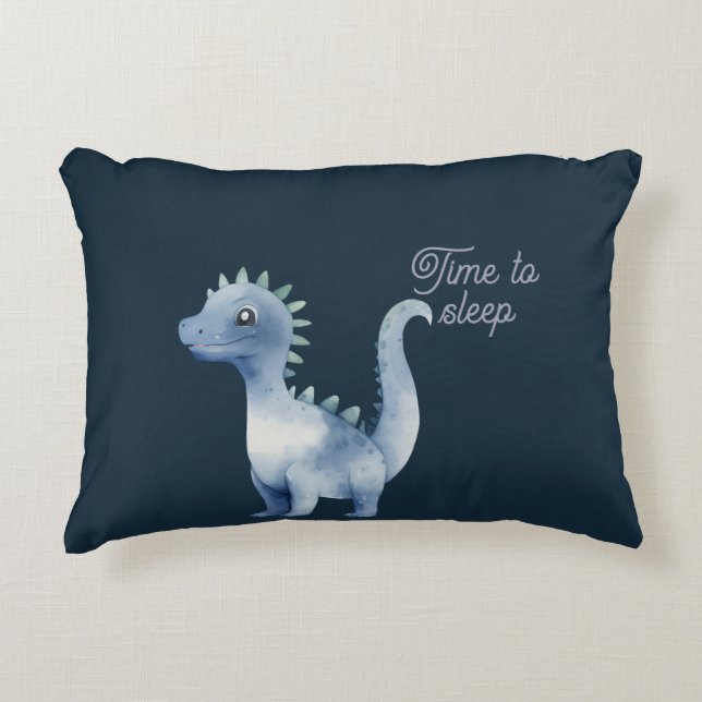 Cojín Decorativo Dinosaurio Adorable (Anverso)