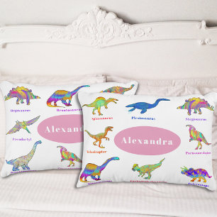 Cojín Decorativo Dinosaurio de Chicas personalizados