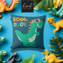 Dinosaurio Guay Dude Personalizado Boy Nursery Dec