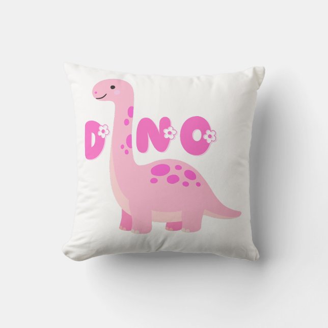 Cojín Decorativo Dinosaurio lindo 🦕  (Anverso)