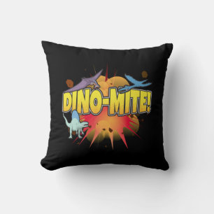 Cojín Decorativo Dinosaurio Lover Dinamita Dino-mite Pun
