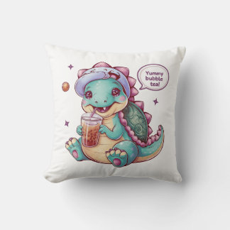 Cojín Decorativo Dinosaurio Personalizado adorable: acogedor, vibra