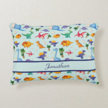 Dinosaurios Cutos Personalizados Niño Azul Bebé