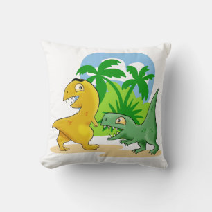 Cojín Decorativo Dinosaurios en juego