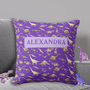 Cojín Decorativo Dinosaurios personalizados chicas