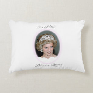 Cojín Decorativo Dios bendiga a la princesa Diana - Recuerdo