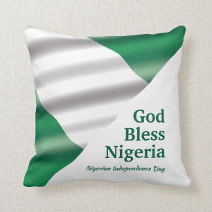 Cojín Decorativo DIOS BENDIGA NIGERIA Personalizado Scripting