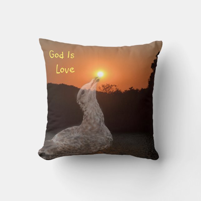 Cojín Decorativo Dios es amor (Anverso)