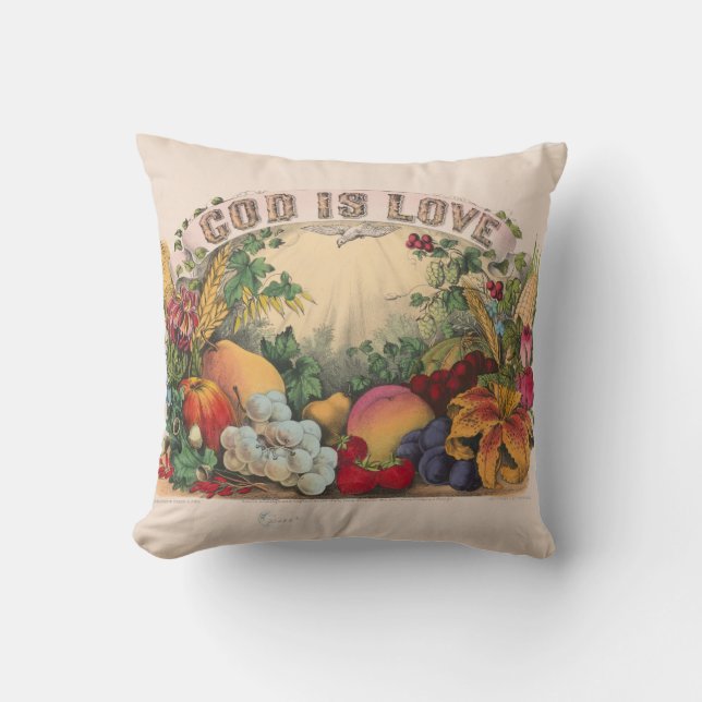 Cojín Decorativo Dios es amor (Anverso)