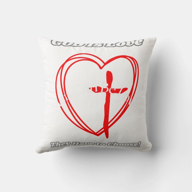 Cojín Decorativo Dios Es Amor. (Reverso)