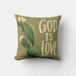 Cojín Decorativo DIOS ES AMOR Regalo de ánimo cristiano