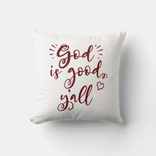 Cojín Decorativo Dios Es Bueno Todos