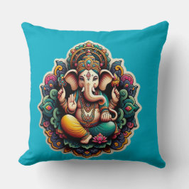 Cojín Decorativo Dios hindú Señor Ganesh / Ganesha Pillow