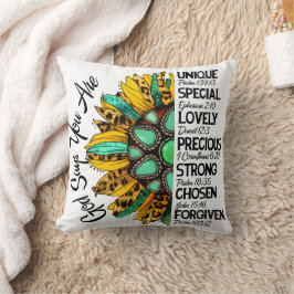 Cojín Decorativo Dios religioso di que eres...