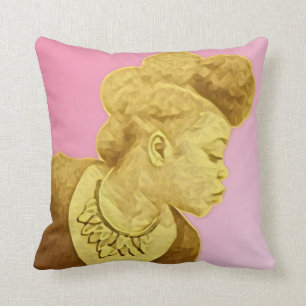 Cojín Decorativo Diosa de oro