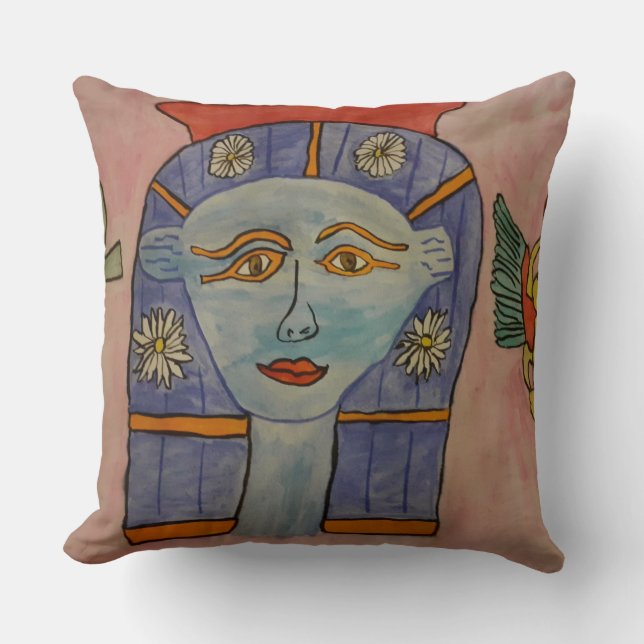 Cojín Decorativo Diosa egipcia (Anverso)