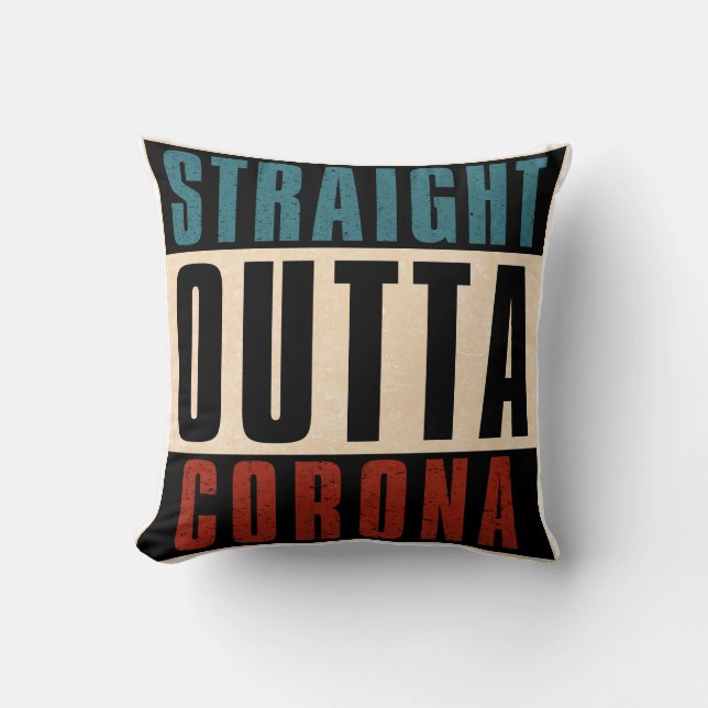 Cojín Decorativo Directamente de Corona California CA (Anverso)