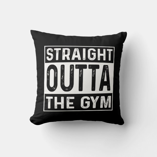 Cojín Decorativo Directo desde el gimnasio (Anverso)