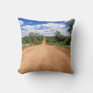 Cojín Decorativo Dirt Road, Parque Nacional Kruger, Mpumalanga