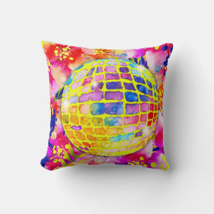 Cojín Decorativo Disco Boogie Floral Pillow