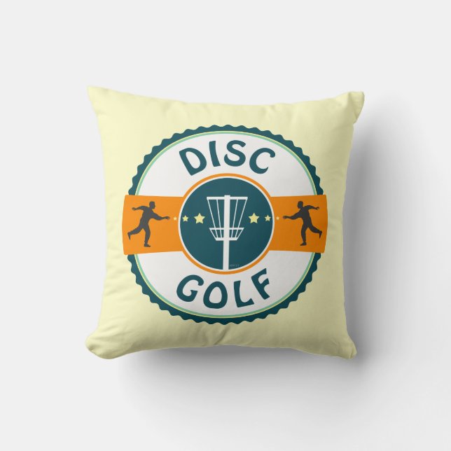 Cojín Decorativo Disco de golf (Anverso)