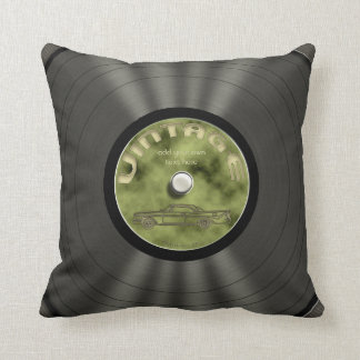 Cojín Decorativo Disco de vinilo retro