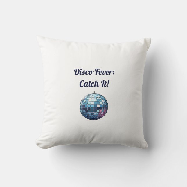 Cojín Decorativo Disco Fever Catch It! Disco Ball with Reflective B (Anverso)