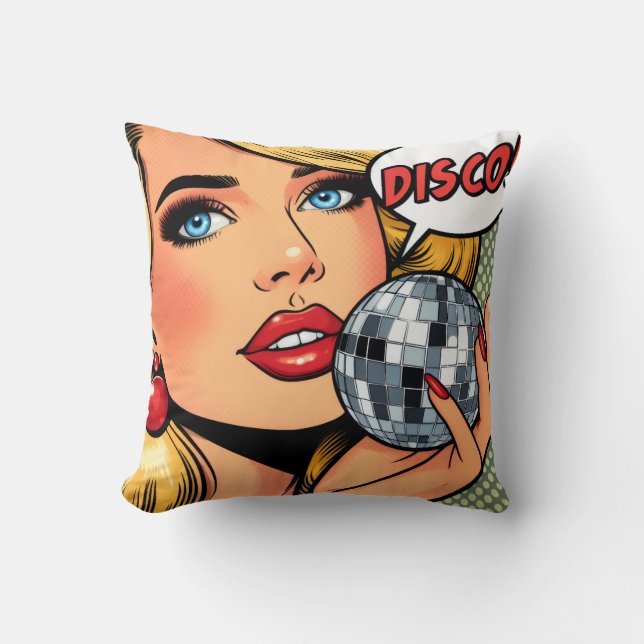 Cojín Decorativo Disco Throw Cushion (Anverso)
